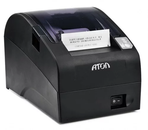 ККТ АТОЛ FPrint-22ПТК. Черный. с ФН 1.2 36 мес. USB. RS-232. Ethernet. 5.0